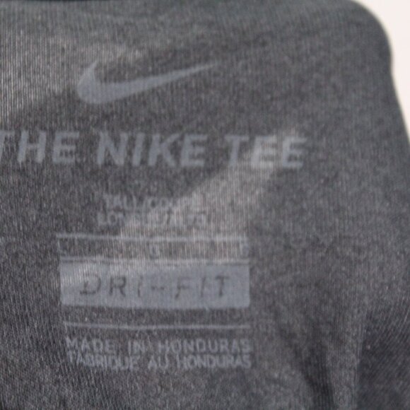 The Nike Tee Smoke Gray Men Tee Shirt Running Casual Dri Fit Size Large Tall - Picture 7 of 9